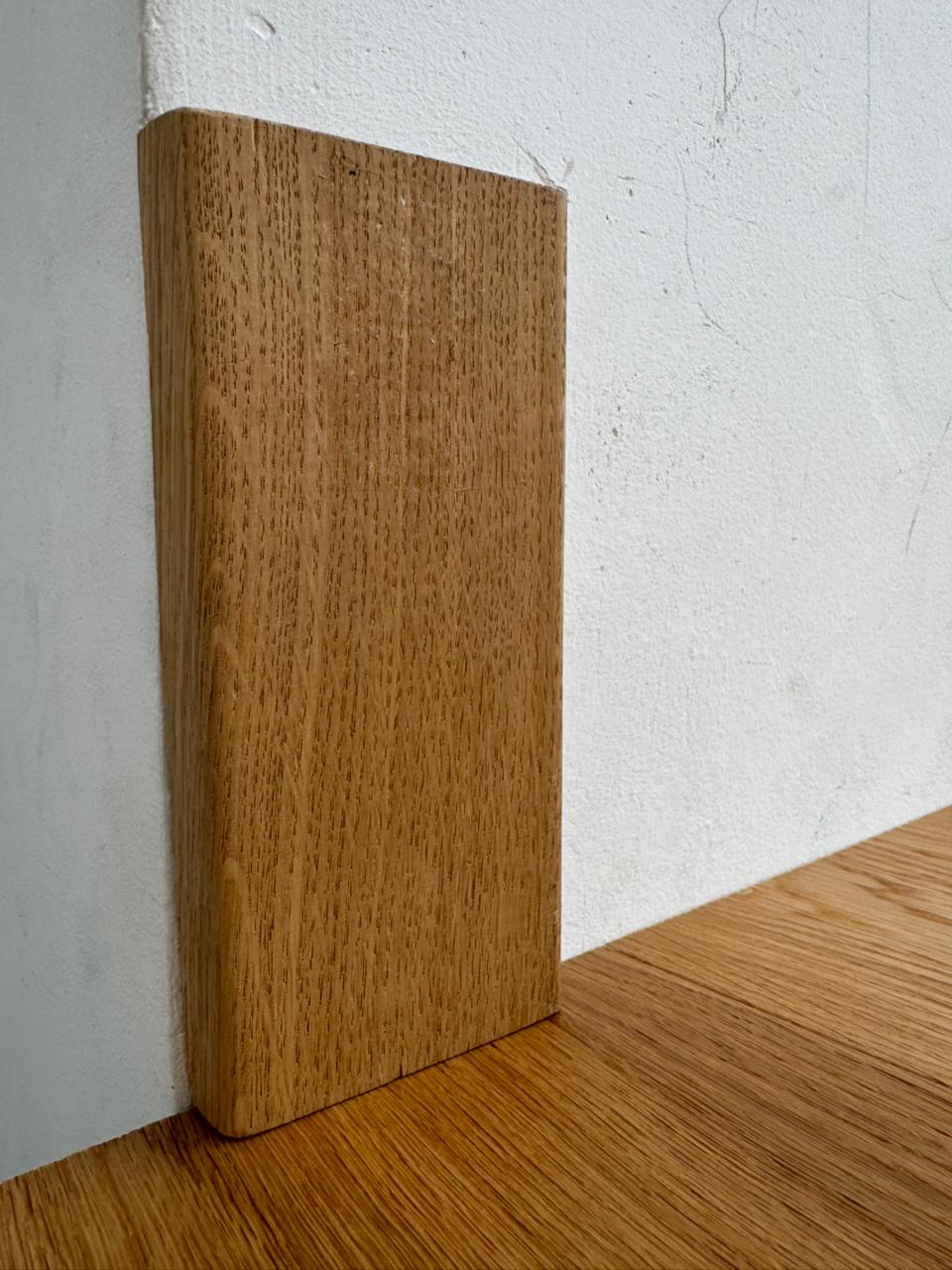 Наличник прямой массив Дуб без покрытия 75х17мм